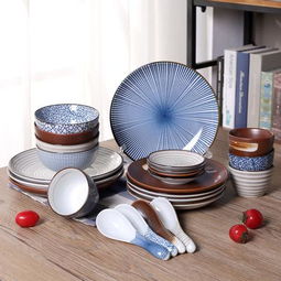品味和風(fēng)雅韻——品味日式青花陶瓷餐具套裝的獨(dú)特魅力